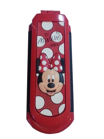 Disney Folding Hairbrush - Minnie Mouse - Signature 3 Disney Folding Hairbrush - Minnie Mouse - Signature