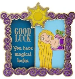 Disney Good Luck, Bad Luck Pin - December - Tangled