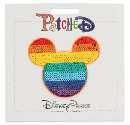 Disney Iron On Patch - Patched - Mickey Mouse Rainbow 3 Disney Iron On Patch - Patched - Mickey Mouse Rainbow