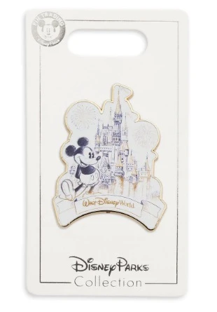Disney Castle Pin - Mickey Mouse And Cinderella Castle 3 Disney Castle Pin - Mickey Mouse And Cinderella Castle