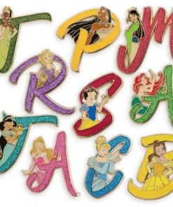 Disney Mystery Pin Set - Disney Princess Letter - 2 Random
