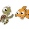 Disney Finding Nemo Pin Set - Squirt And Nemo