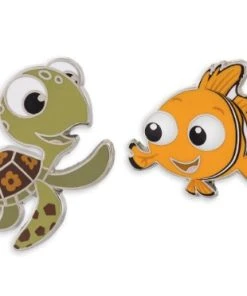 Disney Finding Nemo Pin Set - Squirt And Nemo