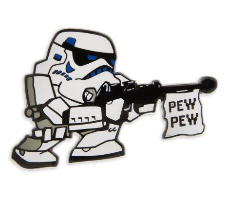 Disney Star Wars Pin - Stormtrooper - Pew Pew 3 Disney Star Wars Pin - Stormtrooper - Pew Pew
