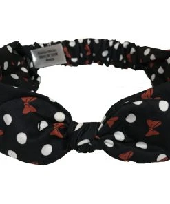 Disney Stretch Headband - Minnie Mouse Dot And Bows - Black