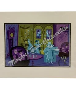 Disney Shag Art Print - The Haunted Mansion - 31 Ghosts - Left Side