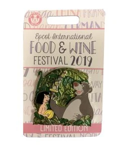 Disney Food & Wine Festival Pin - 2019 Mowgli & Baloo