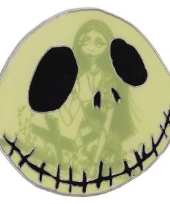 Disney Nightmare Before Christmas Pin - Jack And Sally Face