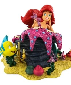 Disney Medium Figure - Ariel On Rock - The Little Mermaid