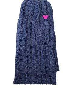 Disney Knit Scarf - Mickey Mouse Pink Icon - Blue