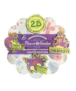 Disney Pin Set - 2018 Flower And Garden Festival - Figment Passholder