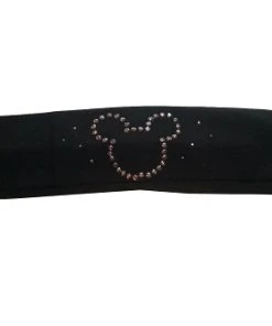 Disney Stretchy Headband - Mickey Mouse Gem Icon - Black