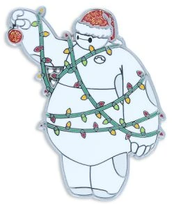 Disney Holiday Pin - Santa Baymax In Christmas Lights