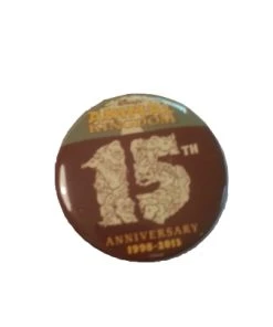 Disney Souvenir Button - Animal Kingdom 15th Anniversary