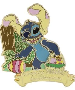 Disney Easter Pin - 2015 Happy Easter Stitch