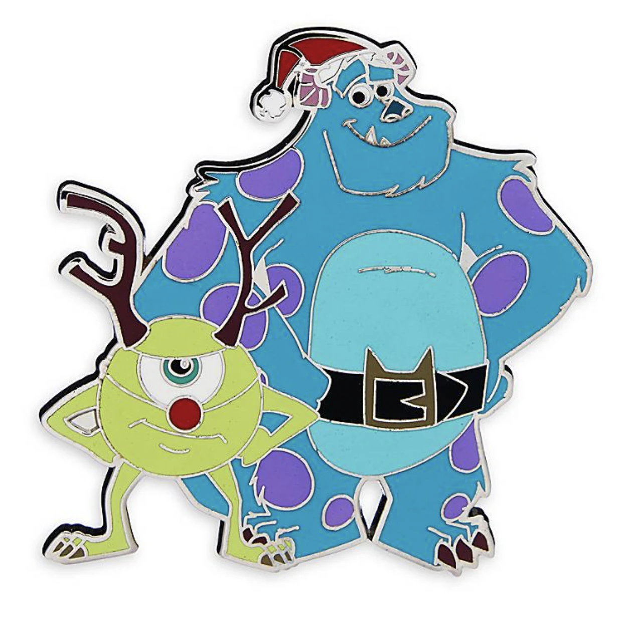 Disney Holiday Pin - Sulley And Mike Wazowski 3 Disney Holiday Pin - Sulley And Mike Wazowski