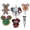 Disney Holiday Pin Set - Disney Parks Food Icons - Set Of 6