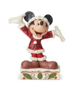 Disney Jim Shore Figure - Mickey Christmas Personality