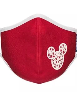 Disney Face Mask - Holiday Mickey Mouse Icon Snowflake