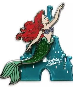 Disney The Little Mermaid Pin - Ariel With Castle