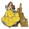 Disney Beauty And The Beast Pin - Belle With Castle -Disney Sales Shop sc139306