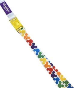 Disney Reversible Pin Lanyard - Rainbow Mickey Mouse