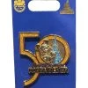 Disney 50th Anniversary Pin - 50th Mickey With Castle - Passholder -Disney Sales Shop sc150969