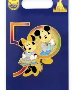 Disney 50th Anniversary Pin - Mickey And Minnie Mouse