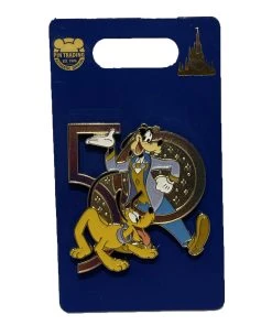 Disney 50th Anniversary Pin - Goofy & Pluto