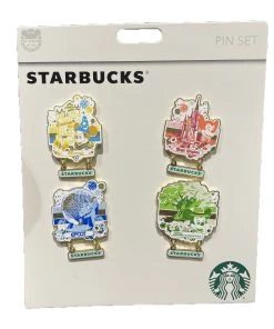Disney StarBucks Pin Set - 50th Anniversary - Vault Collection