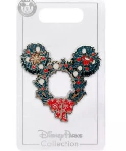 Disney Holiday Pin - 2021 Mickey Mouse Icon Wreath