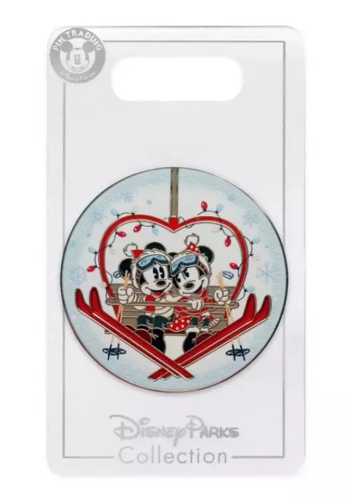 Disney Holiday Pin - 2021 Mickey & Minnie Sweethearts 3 Disney Holiday Pin - 2021 Mickey & Minnie Sweethearts