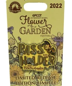 Disney Flower & Garden Festival Pin - 2022 Spike - Passholder