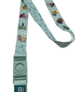 Disney Reversible Pin Lanyard - Disney Princesses - Blue