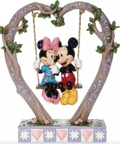 Disney Jim Shore Figurine - Mickey & Minnie - Sweethearts In Swing