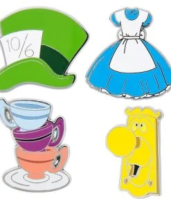 Disney Pin Booster Set - Alice In Wonderland Flair - 4 Pins
