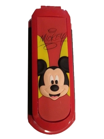 Disney Folding Hairbrush - Mickey Mouse - Signature 3 Disney Folding Hairbrush - Mickey Mouse - Signature