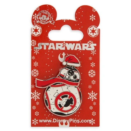 Disney Holiday Pin - Santa BB-8 Spinning 3 Disney Holiday Pin - Santa BB-8 Spinning